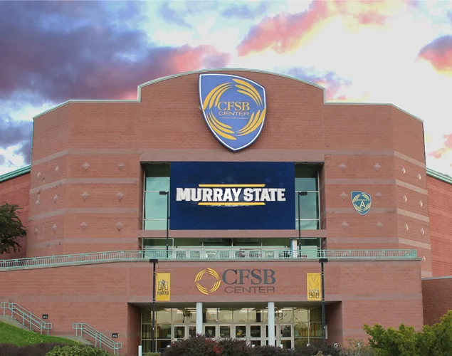 FLEX outdoor LED sign at Murray State University in Murray, KY.