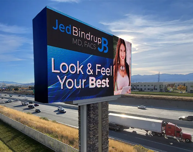 ONYX outdoor LED sign at Canyon Crest in Salt Lake City, UT.
