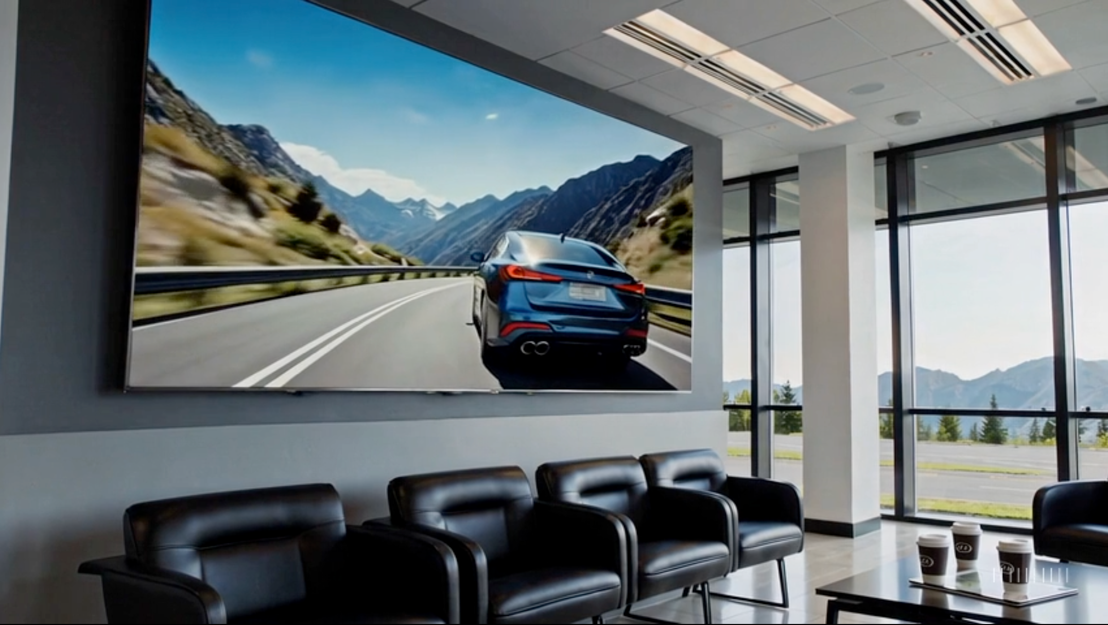 Auto Dealership - Indoor LED Display Advertising