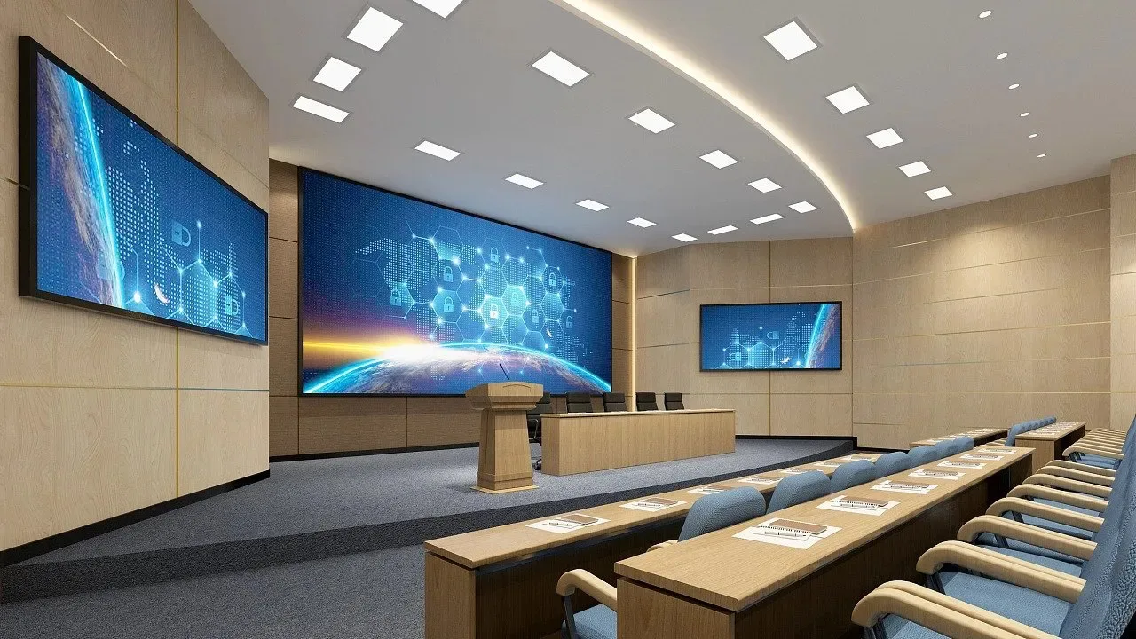 Interior Meeting space -Indoor Digital LED Signs featuring Next LED Signs.