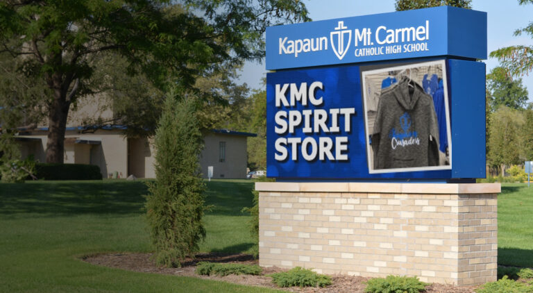 Outdoor Digital LED Signs - Case Study | Kapaun Mt. Carmel Catholic High School