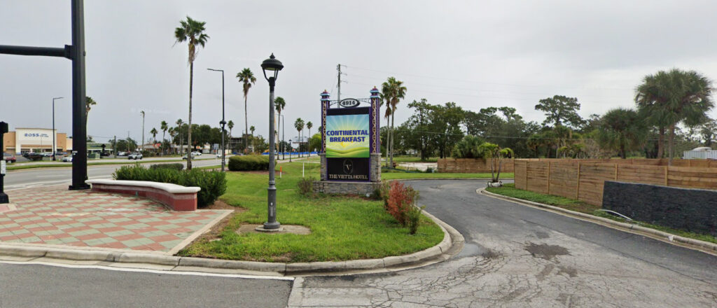 Full color LED signs at Vietta Hotel