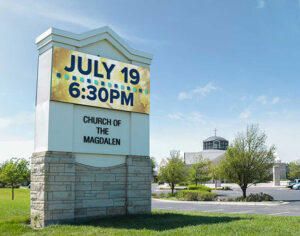 Digital LED Signs for Churches | Church of Magdalen