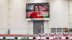Indoor LED Scoreboard at Pittsburg State College