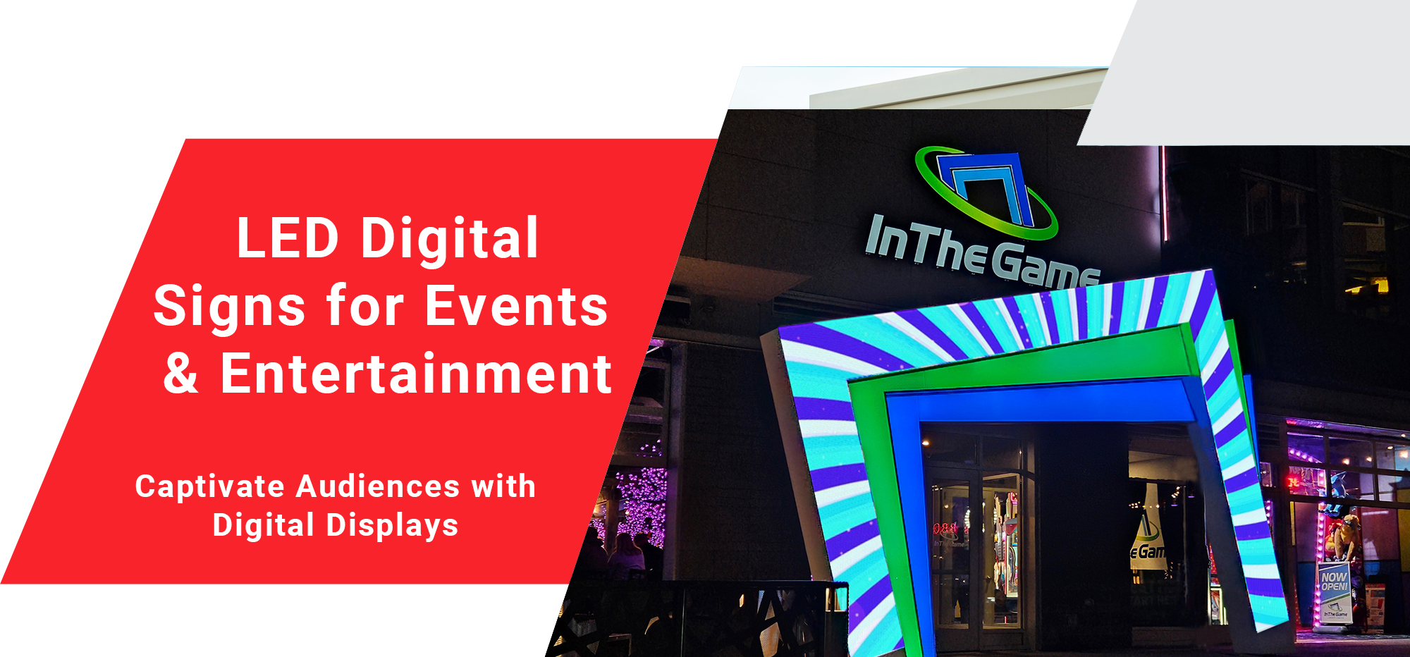 LED Signs for Entertainment & Events | Next LED Signs