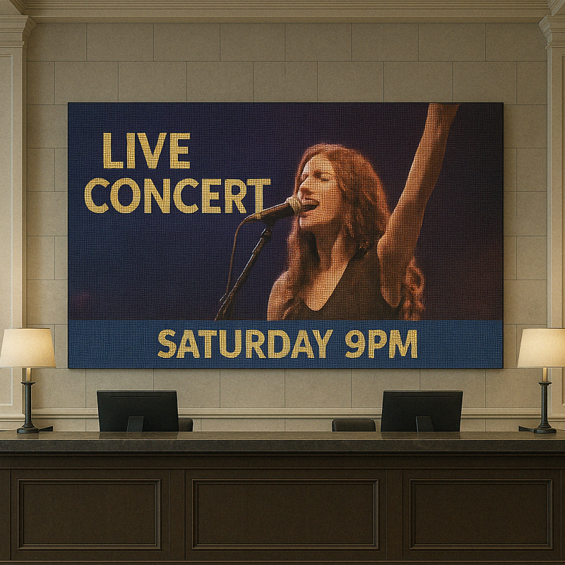 Indoor LED Signs for Hotels | Next LED Signs