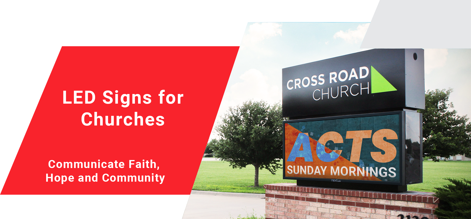 LED Digital Signs for Churches | Next LED Signs