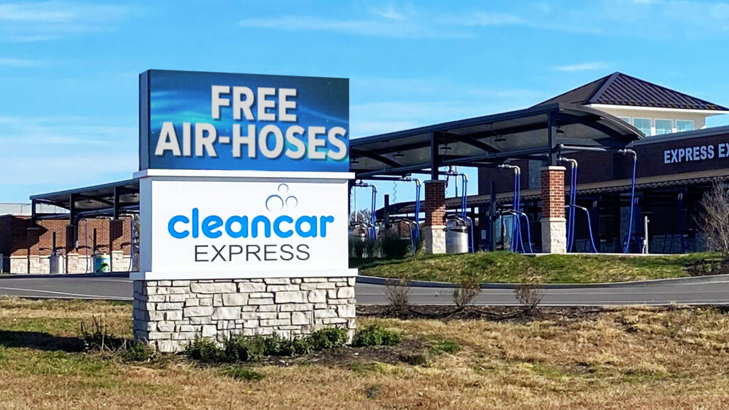 Car Wash Full Color Outdoor LED Displays | NEXT LED Signs