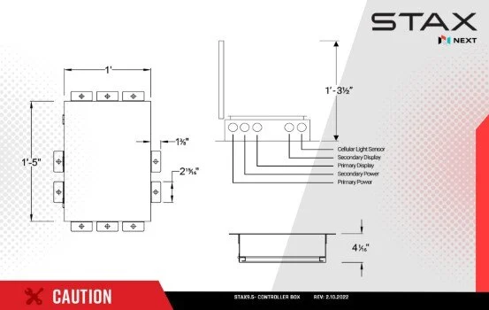 STAX 9.5mm Controller Details