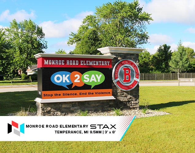 STAX Branding - Bedford Schools Monroe Road Elementary - Temperance IN