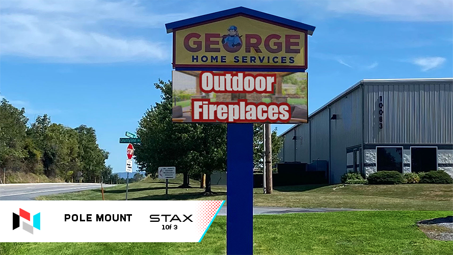 STAX Pole Mount Example 1