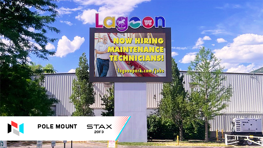 STAX Pole Mount Example 2