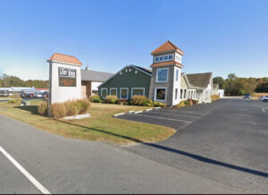 Example of an LED sign that's too small for the location and purpose